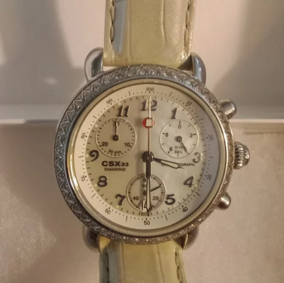 Michele | Accessories | Michele Csx 33 Diamond Watch W  display picture 1